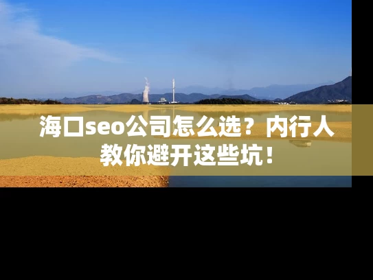 海口seo公司怎么选？内行人教你避开这些坑！