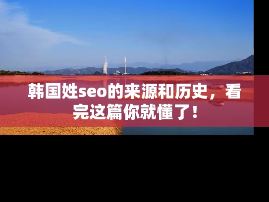 韩国姓seo的来源和历史，看完这篇你就懂了！