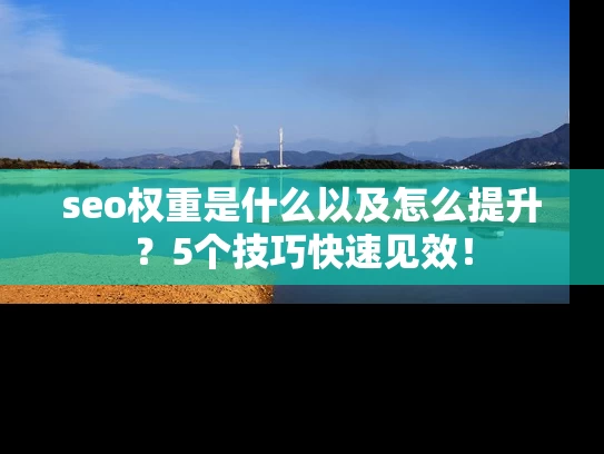 seo权重是什么以及怎么提升？5个技巧快速见效！