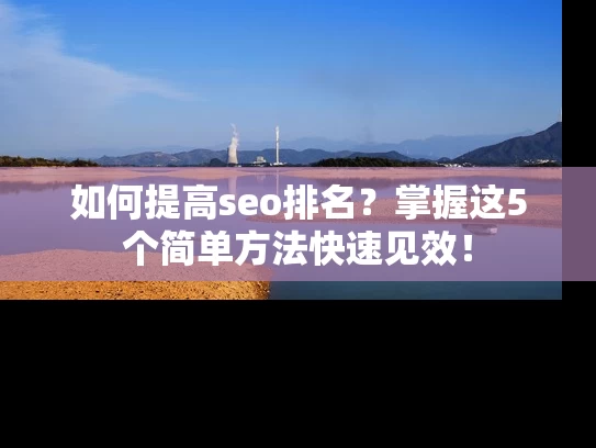 如何提高seo排名？掌握这5个简单方法快速见效！