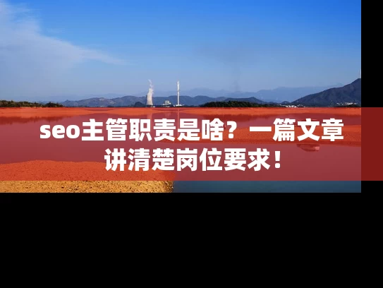 seo主管职责是啥？一篇文章讲清楚岗位要求！