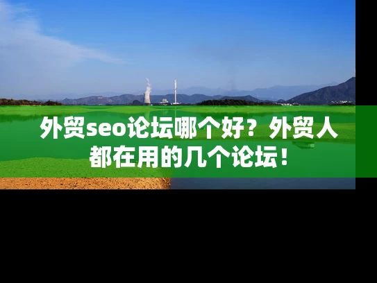 外贸seo论坛哪个好？外贸人都在用的几个论坛！