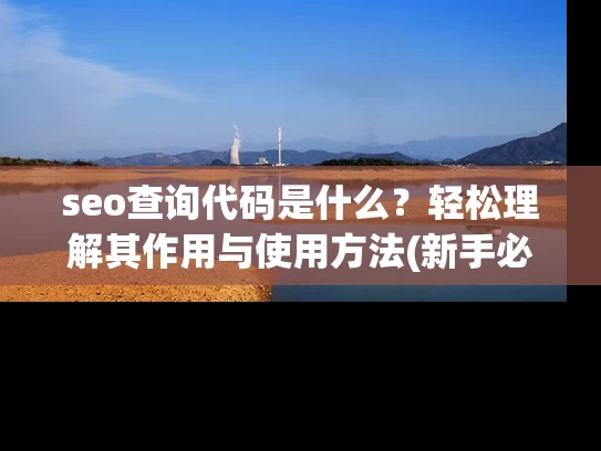 seo查询代码是什么？轻松理解其作用与使用方法(新手必看)
