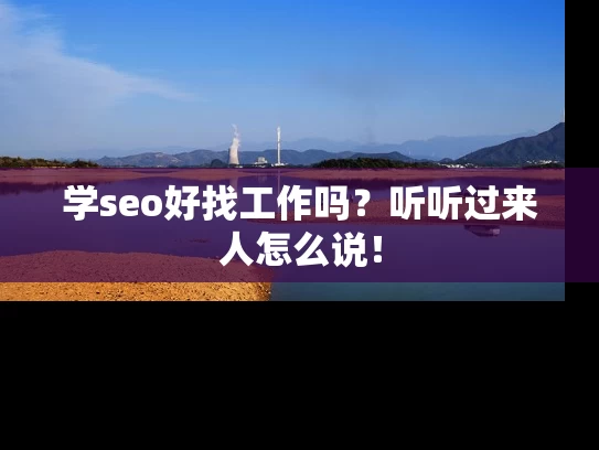 学seo好找工作吗？听听过来人怎么说！