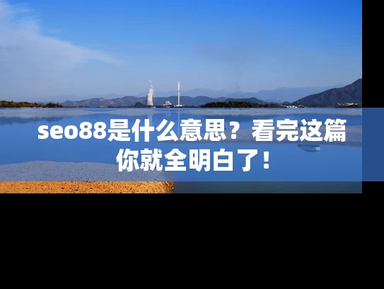 seo88是什么意思？看完这篇你就全明白了！