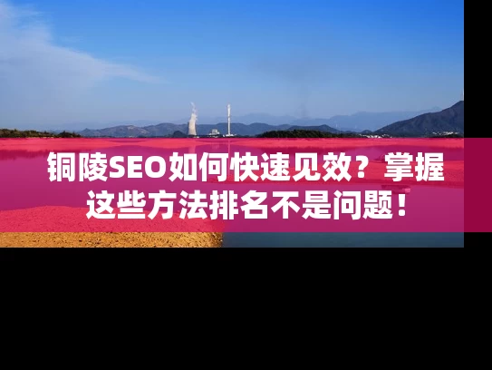 铜陵SEO如何快速见效？掌握这些方法排名不是问题！