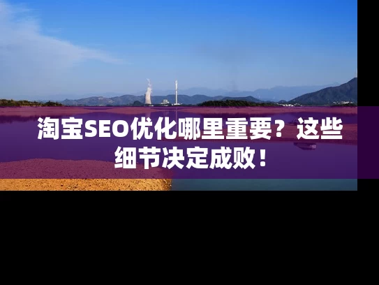 淘宝SEO优化哪里重要？这些细节决定成败！
