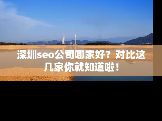 深圳seo公司哪家好？对比这几家你就知道啦！