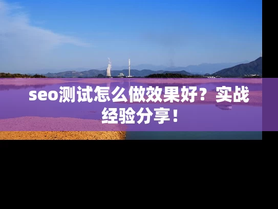 seo测试怎么做效果好？实战经验分享！