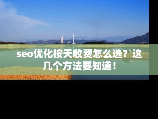 seo优化按天收费怎么选？这几个方法要知道！