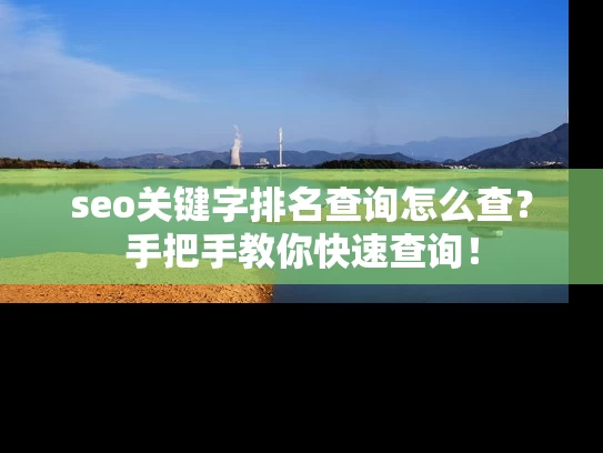seo关键字排名查询怎么查？手把手教你快速查询！
