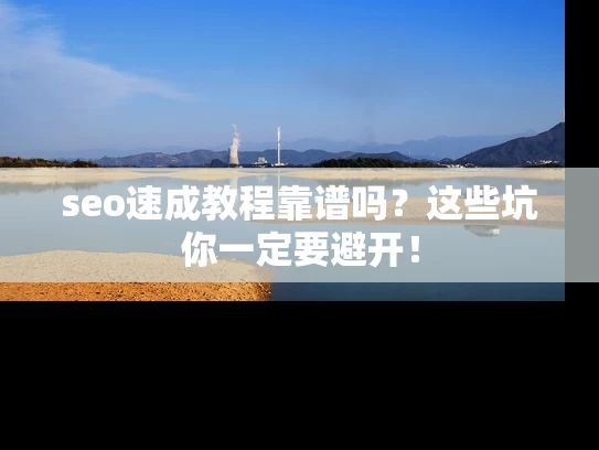 seo速成教程靠谱吗？这些坑你一定要避开！