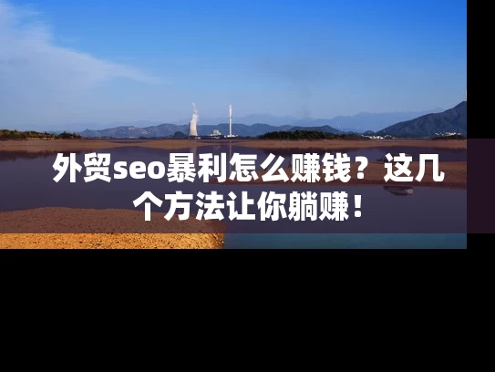 外贸seo暴利怎么赚钱？这几个方法让你躺赚！