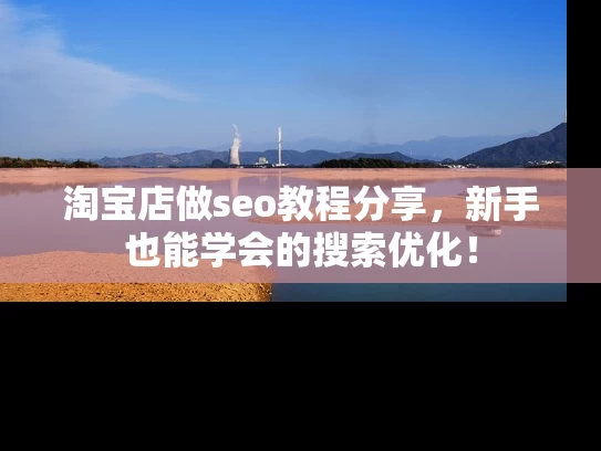 淘宝店做seo教程分享，新手也能学会的搜索优化！