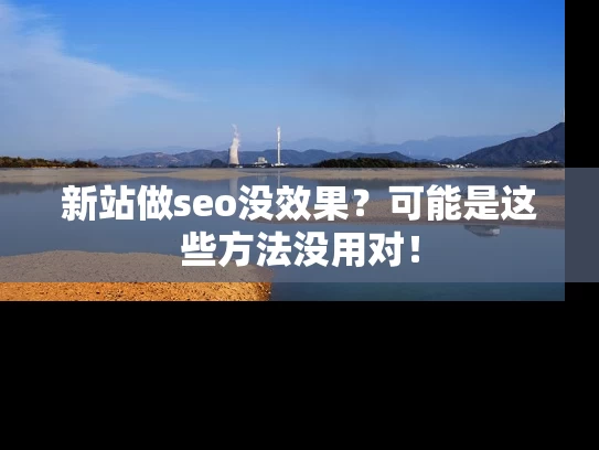 新站做seo没效果？可能是这些方法没用对！