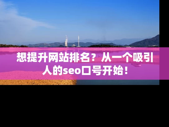 想提升网站排名？从一个吸引人的seo口号开始！