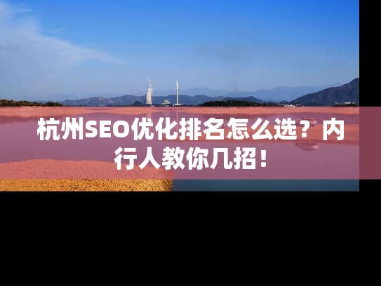 杭州SEO优化排名怎么选？内行人教你几招！