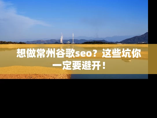想做常州谷歌seo？这些坑你一定要避开！