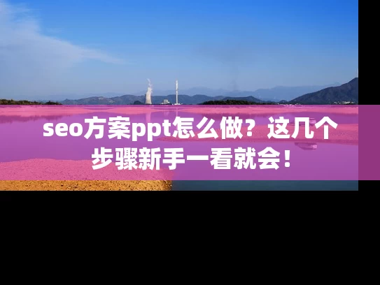seo方案ppt怎么做？这几个步骤新手一看就会！