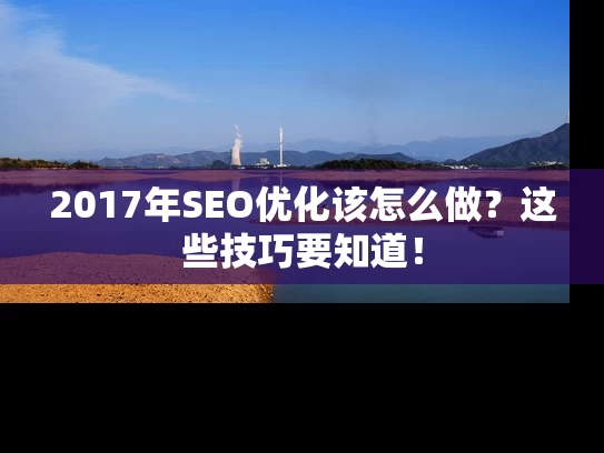 2017年SEO优化该怎么做？这些技巧要知道！