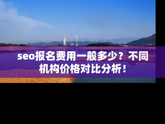 seo报名费用一般多少？不同机构价格对比分析！