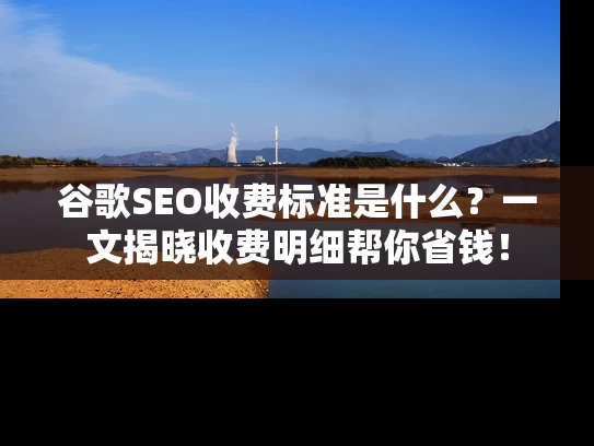 谷歌SEO收费标准是什么？一文揭晓收费明细帮你省钱！