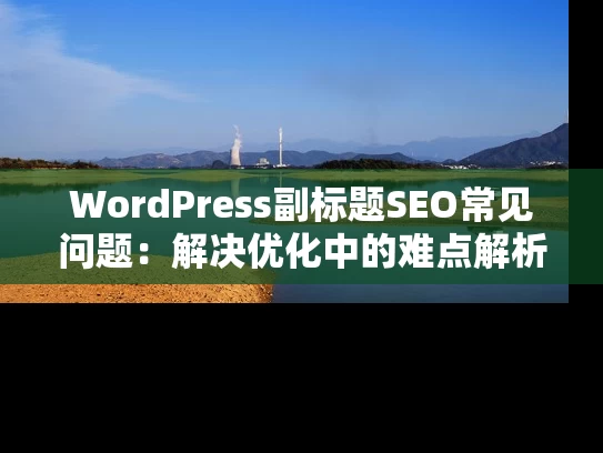 WordPress副标题SEO常见问题：解决优化中的难点解析！