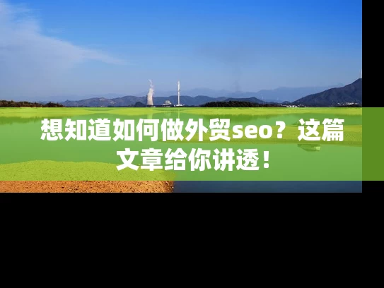 想知道如何做外贸seo？这篇文章给你讲透！