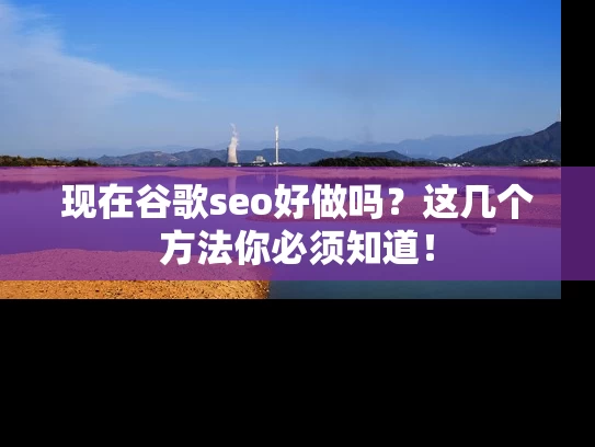 现在谷歌seo好做吗？这几个方法你必须知道！