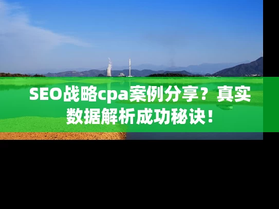 SEO战略cpa案例分享？真实数据解析成功秘诀！