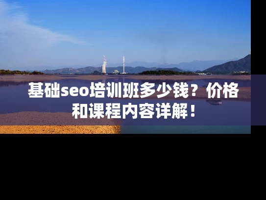基础seo培训班多少钱？价格和课程内容详解！