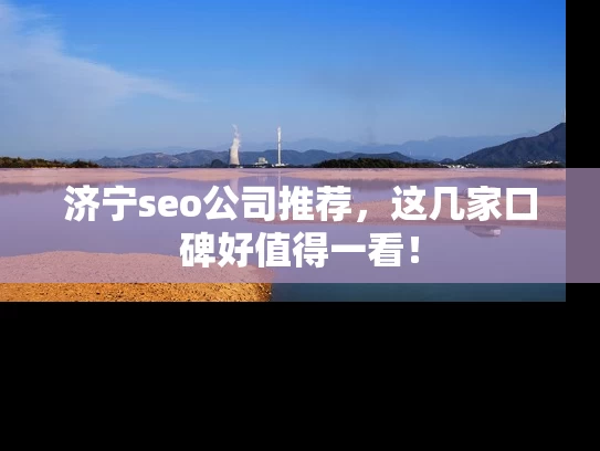 济宁seo公司推荐，这几家口碑好值得一看！