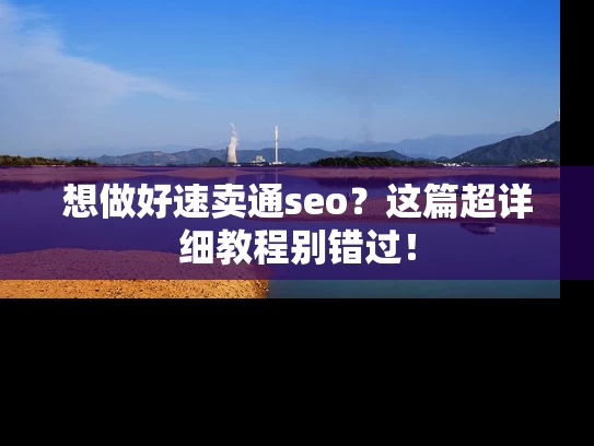 想做好速卖通seo？这篇超详细教程别错过！