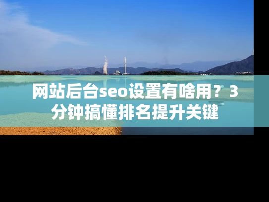 网站后台seo设置有啥用？3分钟搞懂排名提升关键