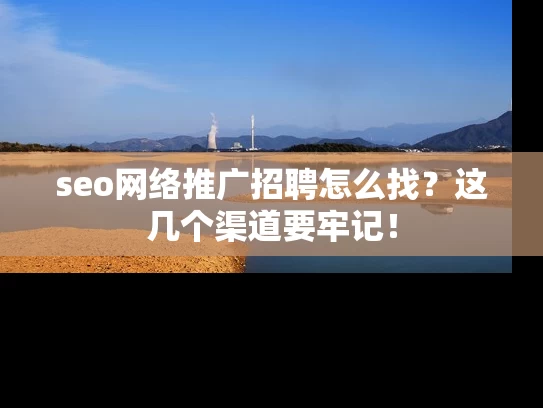 seo网络推广招聘怎么找？这几个渠道要牢记！