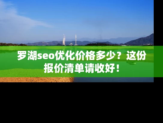 罗湖seo优化价格多少？这份报价清单请收好！