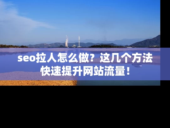 seo拉人怎么做？这几个方法快速提升网站流量！