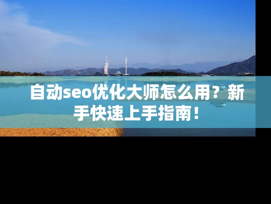 自动seo优化大师怎么用？新手快速上手指南！