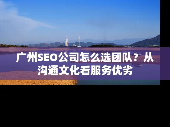 广州SEO公司怎么选团队？从沟通文化看服务优劣