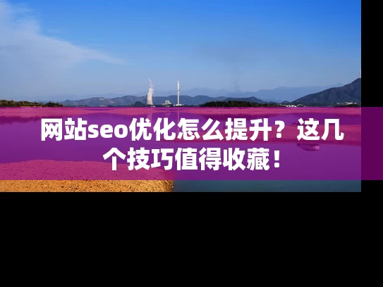 网站seo优化怎么提升？这几个技巧值得收藏！