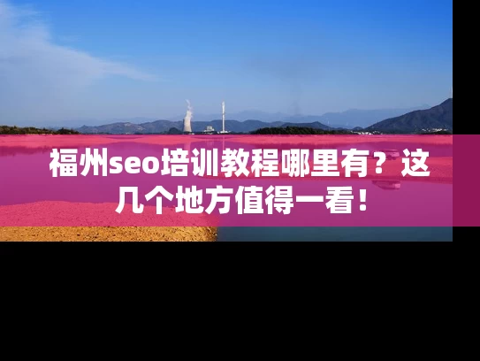 福州seo培训教程哪里有？这几个地方值得一看！