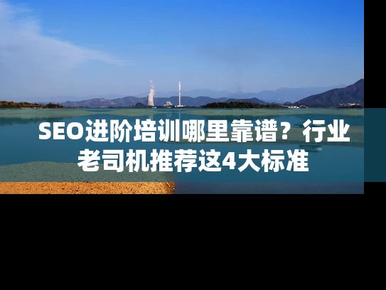 SEO进阶培训哪里靠谱？行业老司机推荐这4大标准
