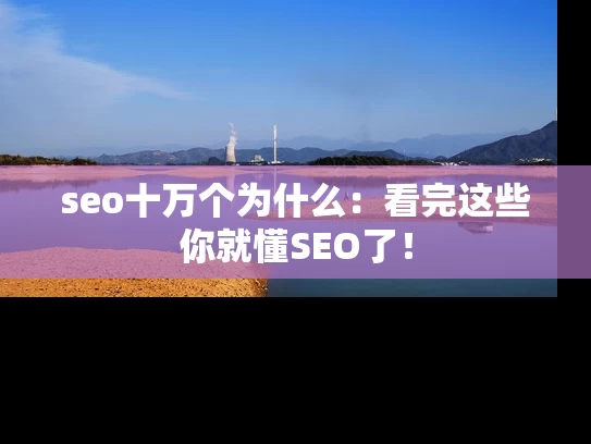 seo十万个为什么：看完这些你就懂SEO了！