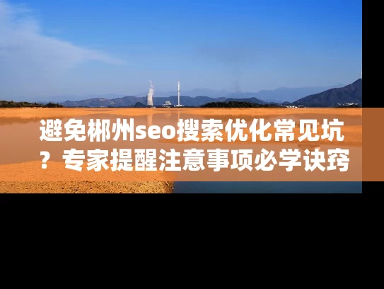 避免郴州seo搜索优化常见坑？专家提醒注意事项必学诀窍