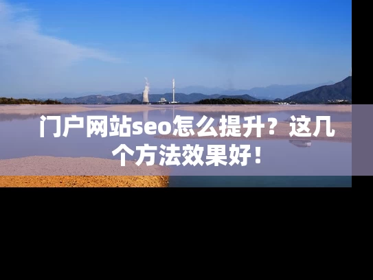 门户网站seo怎么提升？这几个方法效果好！