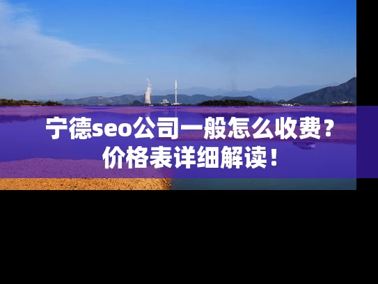 宁德seo公司一般怎么收费？价格表详细解读！