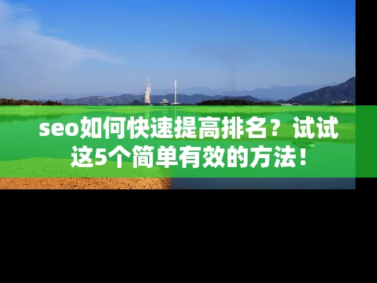 seo如何快速提高排名？试试这5个简单有效的方法！