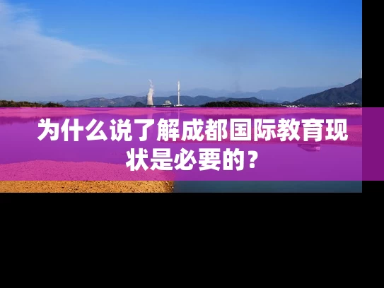 为什么说了解成都国际教育现状是必要的？