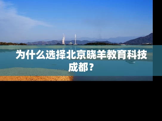 为什么选择北京晓羊教育科技成都？