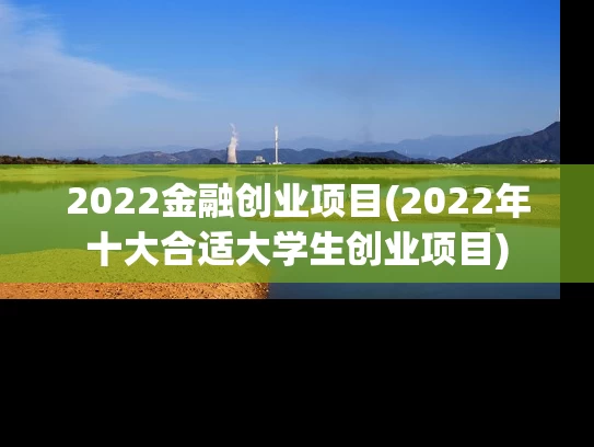 2022金融创业项目(2022年十大合适大学生创业项目)